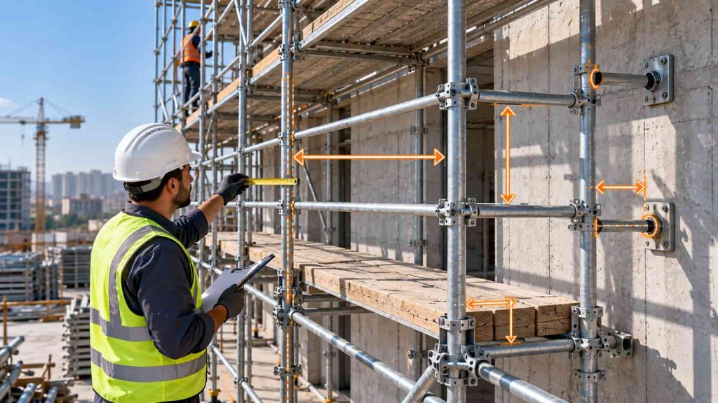 چکلیست کنترل فاصلهها پیش از استفاده